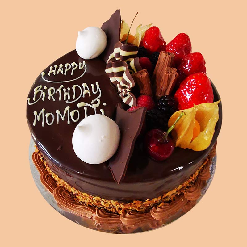 Two Birthday Fruitcake |Chocolate fruit cake |Fruit cake easy recipe -  YouTube