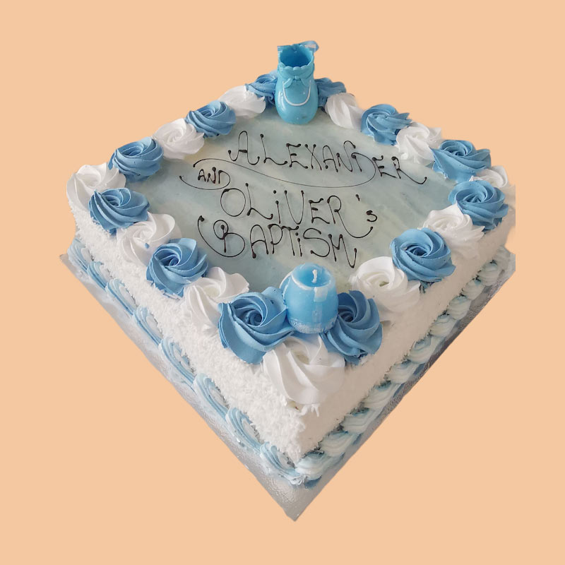 Sweet Life Patisserie - 57. A beautiful square cake with a rustic ombre in  shades of blue, accented with beautiful orchids. | Facebook
