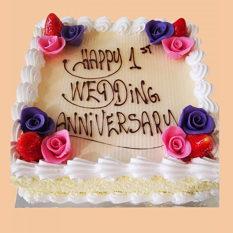 Sweet Anniversary Cake- Order Online Sweet Anniversary Cake @ Flavoursguru-sonthuy.vn