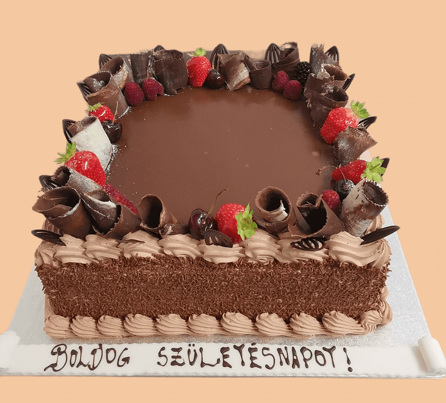 Chocolate Rectangle Cake | Cake | Buy Designer Cakes Online, Cartoon Cakes  | Floralis