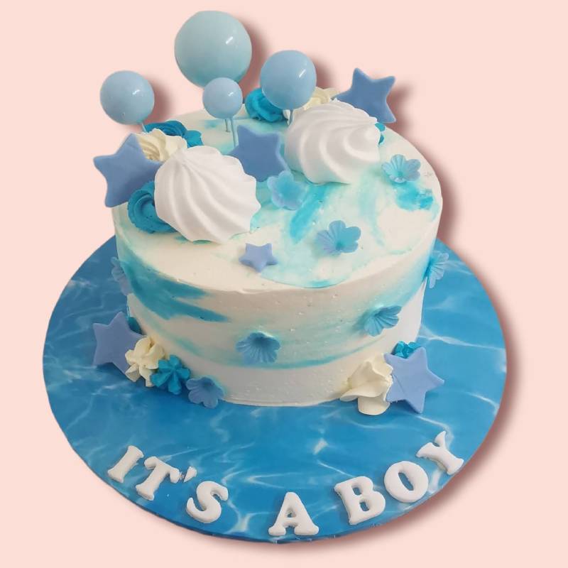 Baby Feet Baby Shower Cake – Tanner & Gates